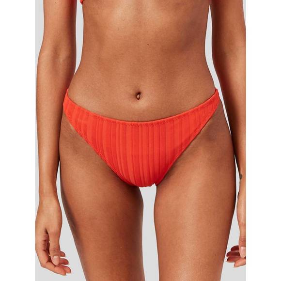NEW SOLID & STRIPED elsa bikini bottom in candy red - Picture 1 of 1